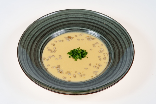 Krem z pieczonego czosnku